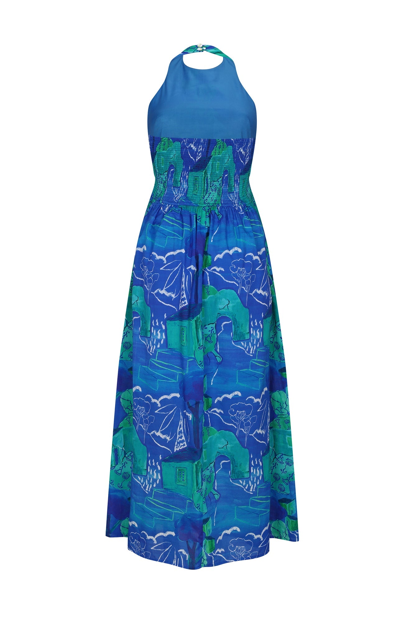 Nuevo Chicha Dress in Siembra Azul Print