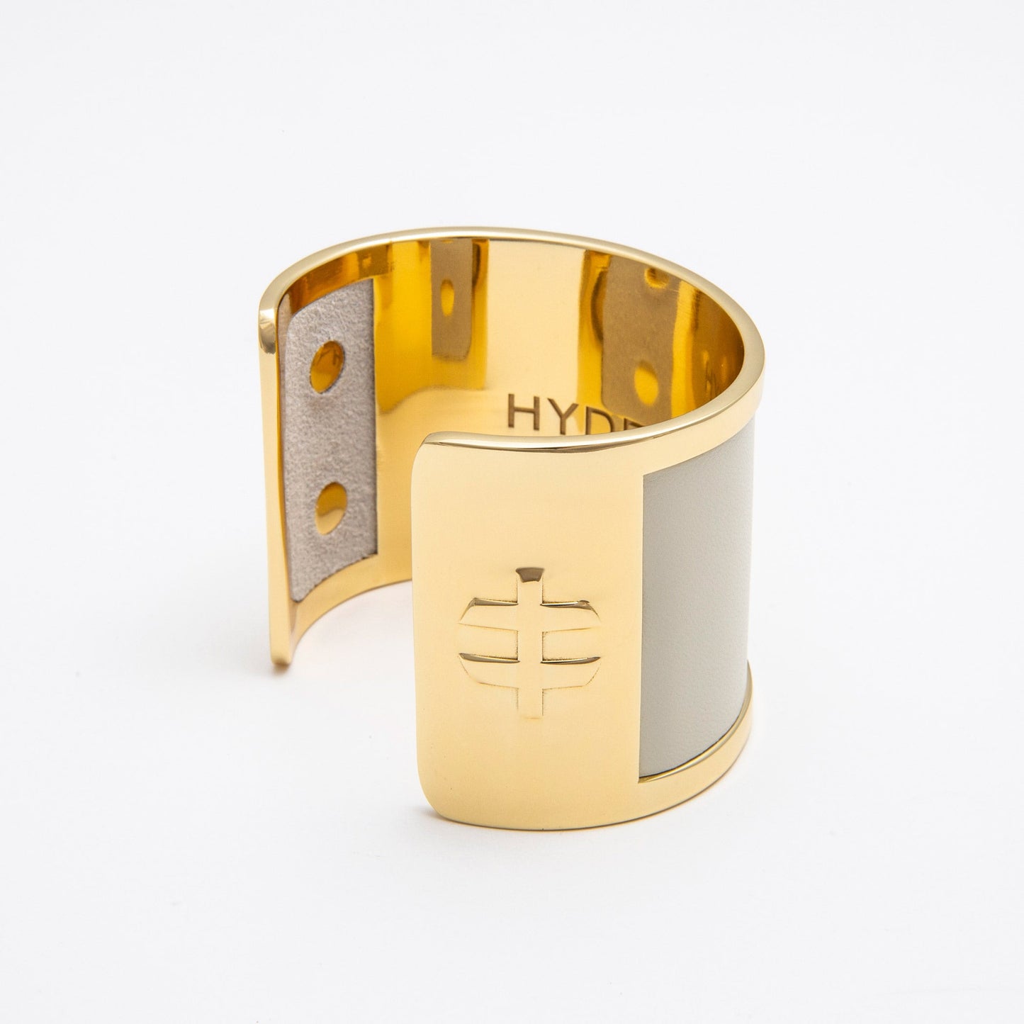 OG3 Gold Cuff with Neutral Leathers