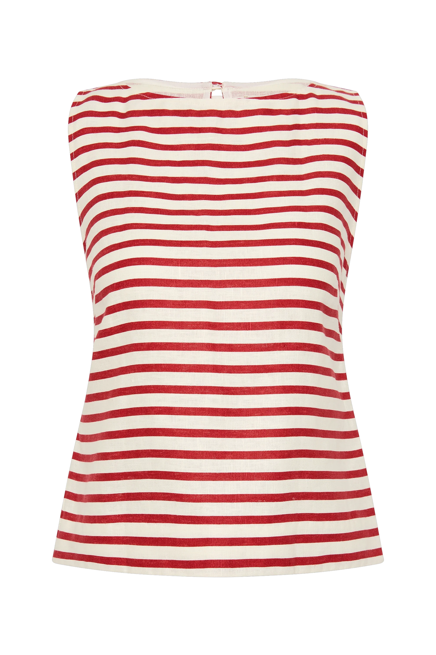 Kelly Top Breton Stripe Red
