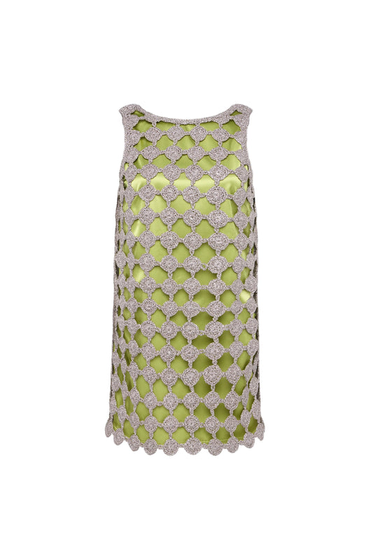 Sina Crochet Mini Dress