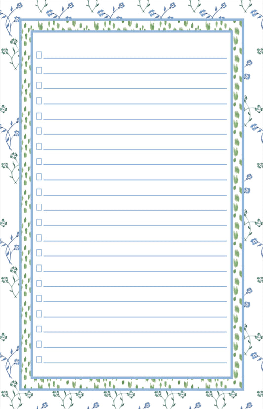 Double Print Whimsy Checklist Notepad