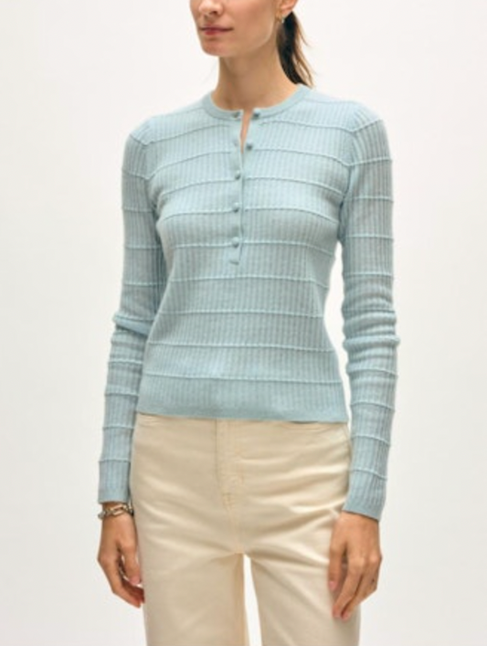 Cashmere Textured Henley