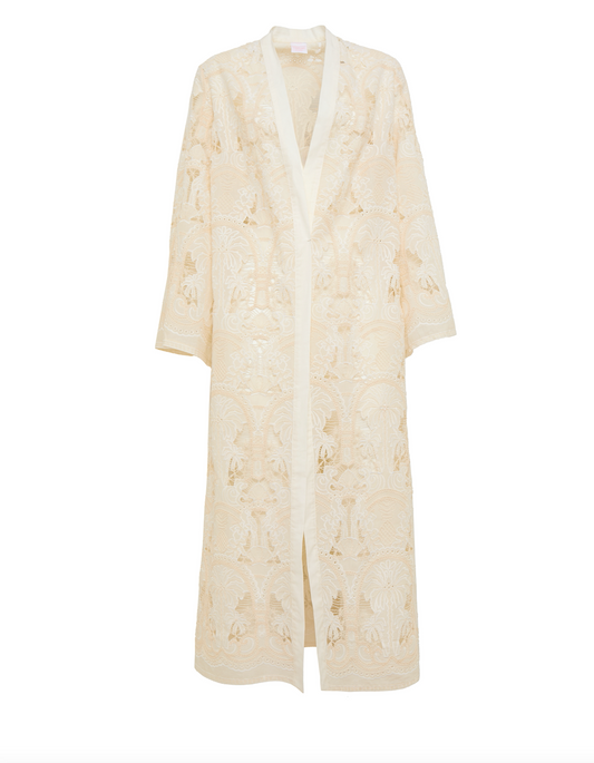 Long Embroidered Duster