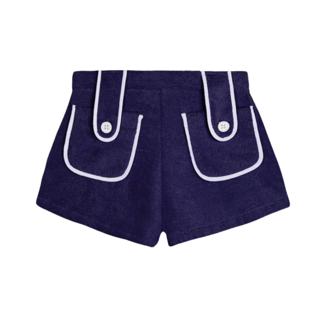 Carambola Towel Shorts Navy