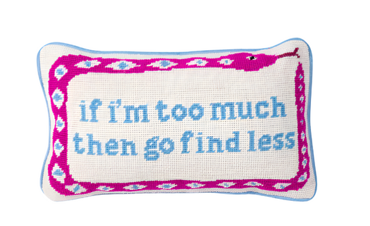 Go Find Less Pillow