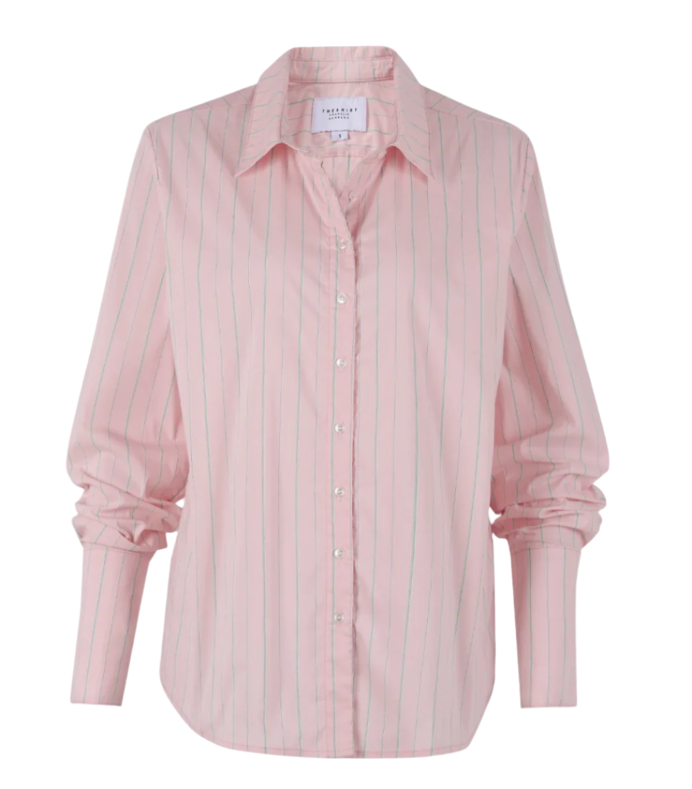 The Husband Shirt Pink Stripe