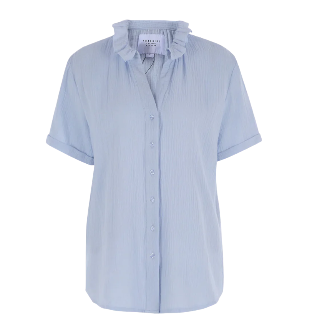 The Short Sleeve Loose Back Shirt