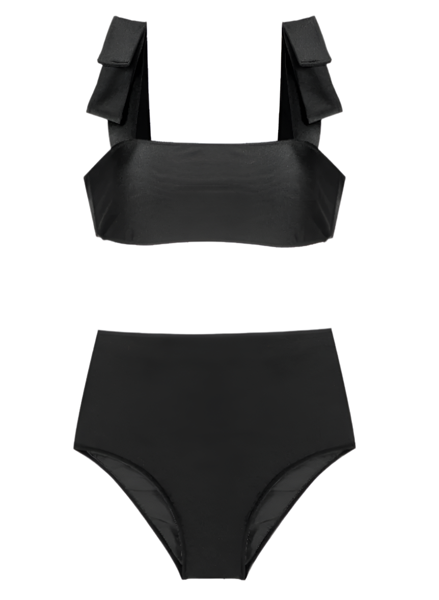 Timeless High-Wasted Bikini With Straps