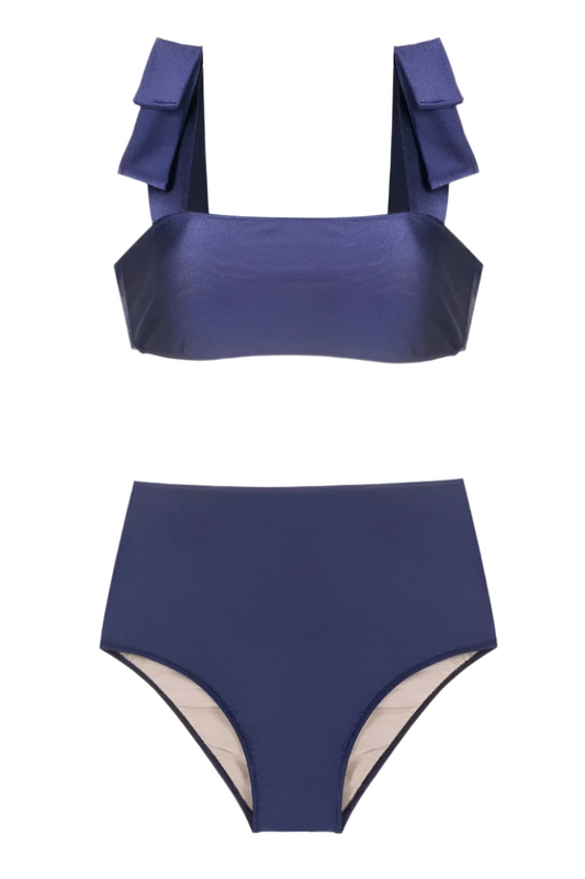 Timeless High-Wasted Bikini With Straps