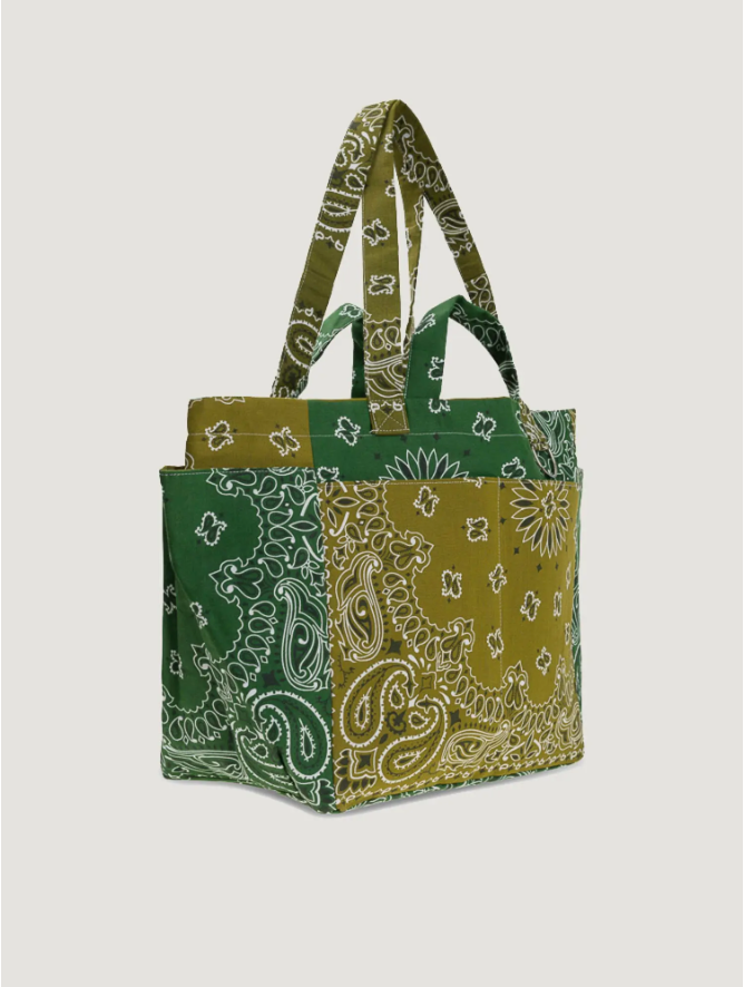 Picnic Bag- Bronze/ Weekend Green