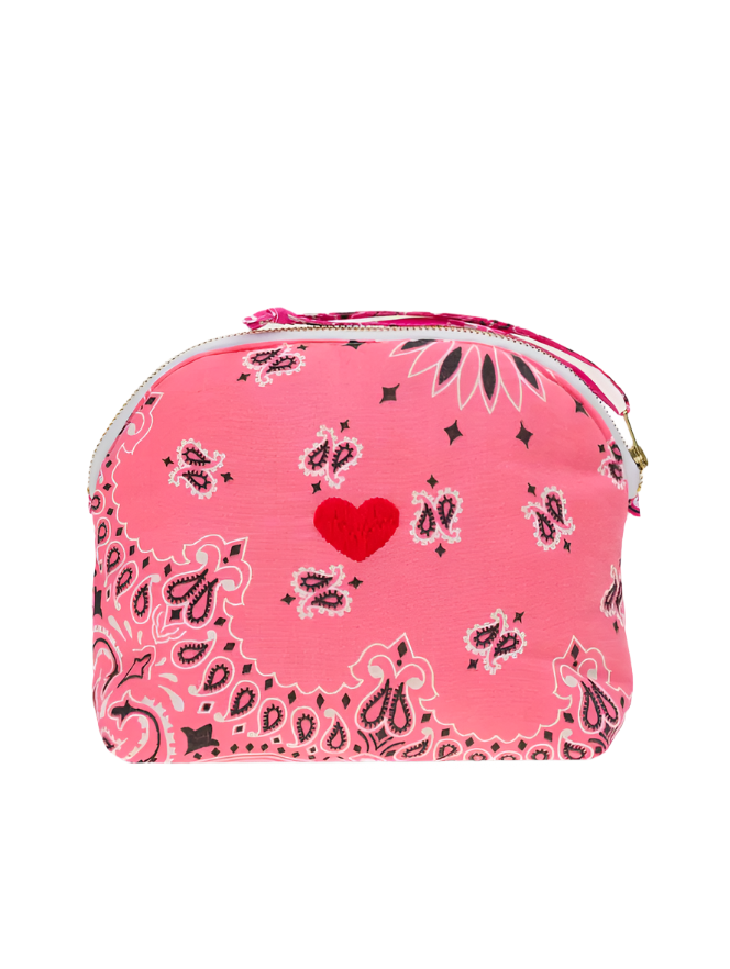 Small Toiletry Bag: Heart