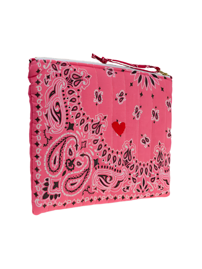 Zipped Pouch - Heart