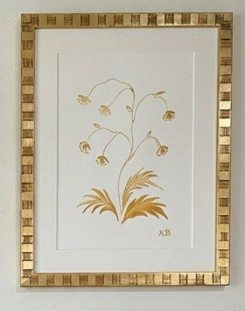 Original Graphite & Gouache Botanical #3