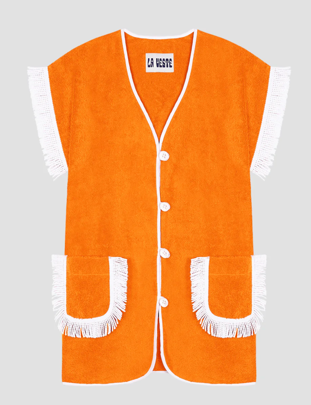 La Veste Pitaya Towel Dress – Orange
