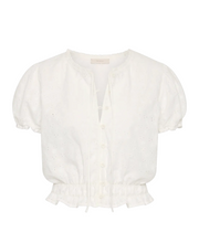 Santana Top - Lucy Broderie White