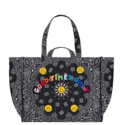 Maxi Cabas Matelassé - GOOD TIMES ONLY - Black