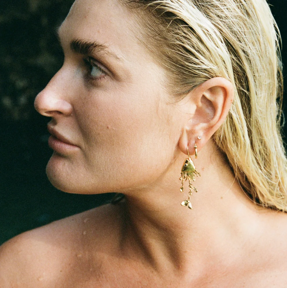 Coral Trout Earrings