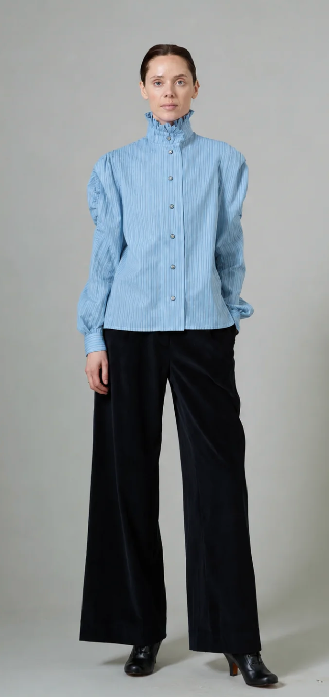 Wind Long Sleeve Shirt - Stone Blue