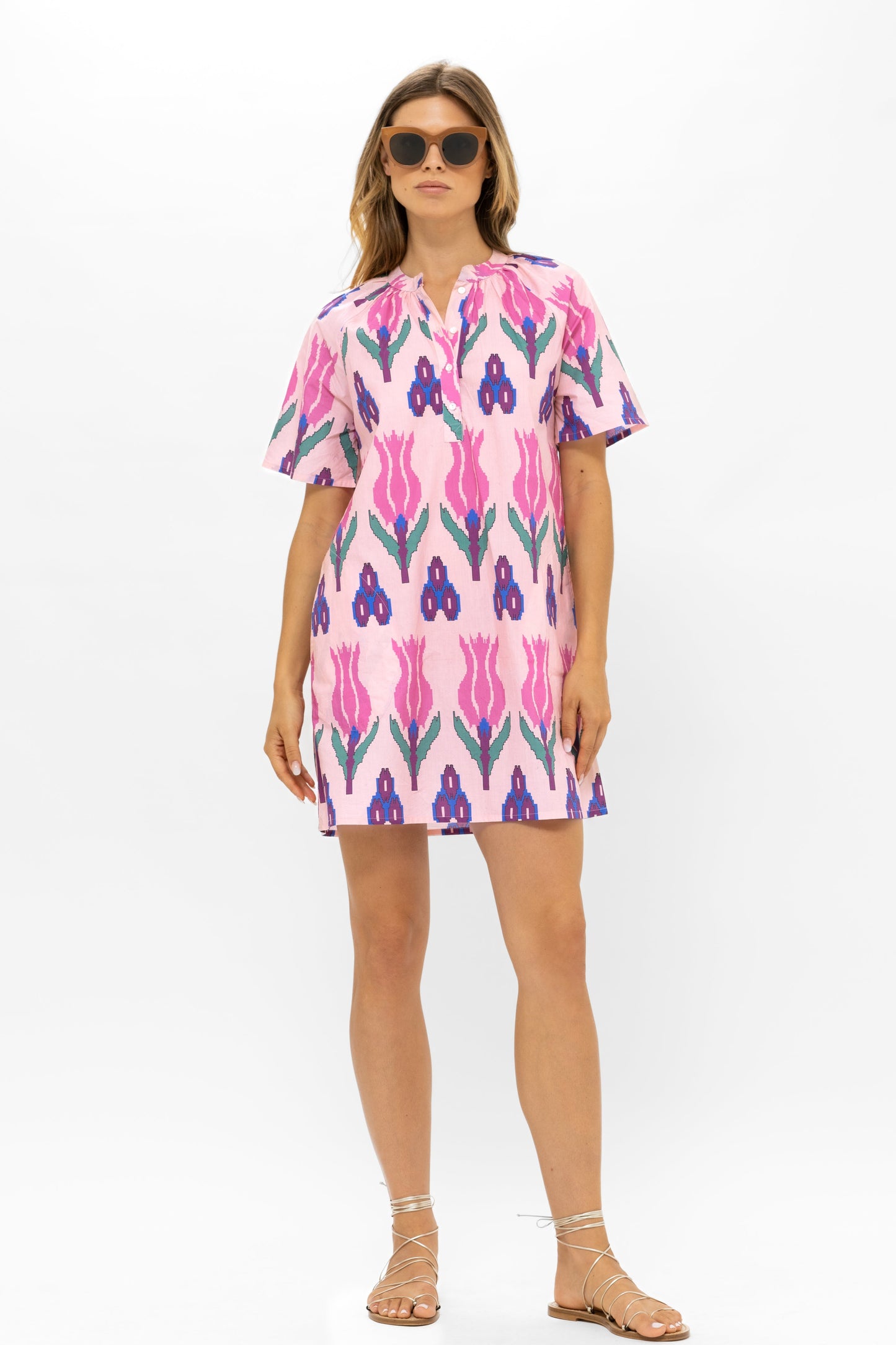 Pocket Dress- Sumba Pink