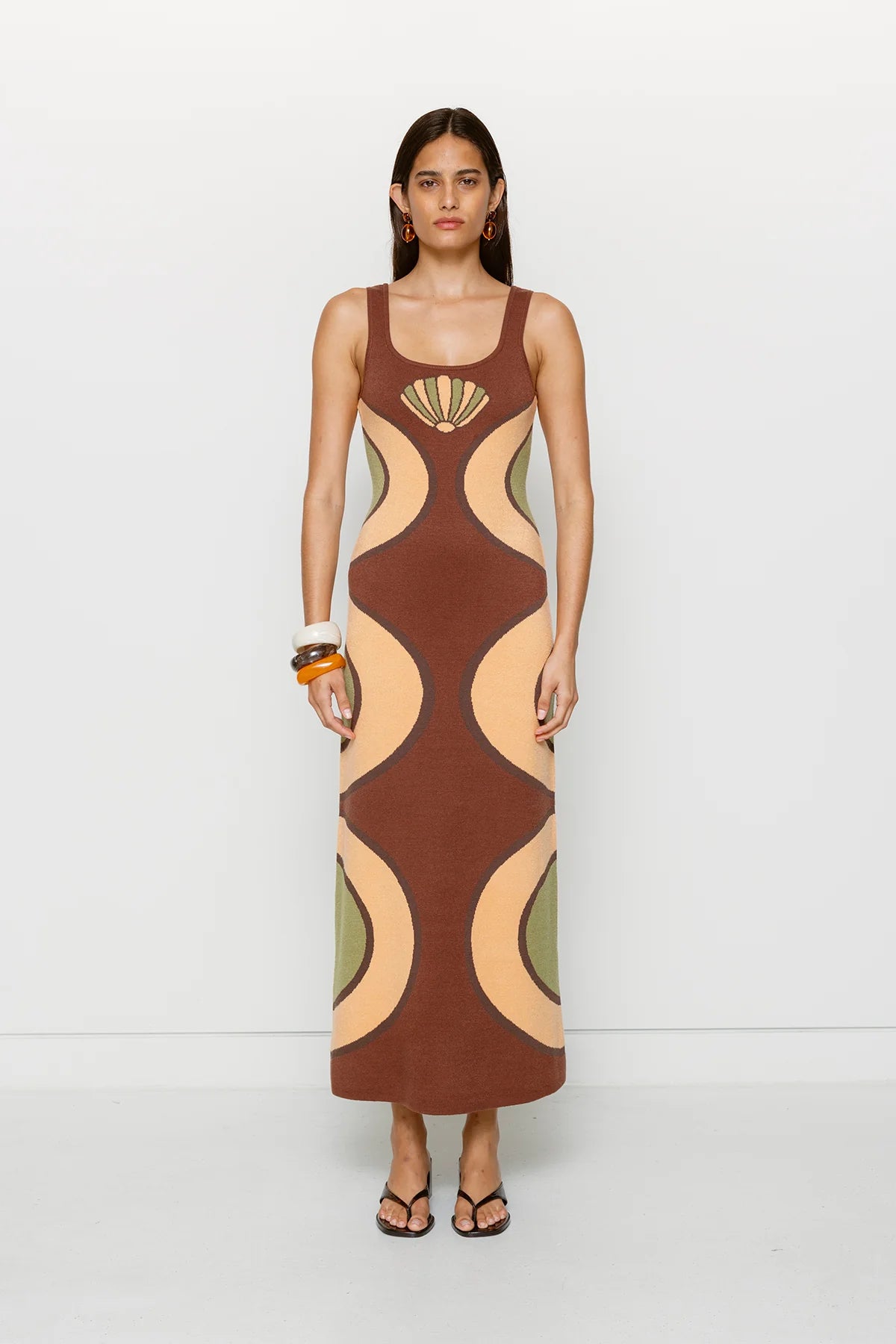 Concha Knit Maxi Dress