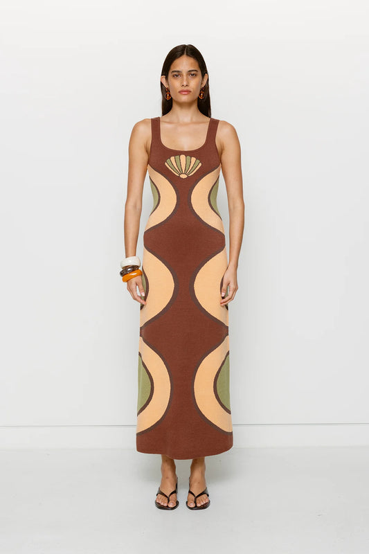Concha Knit Maxi Dress