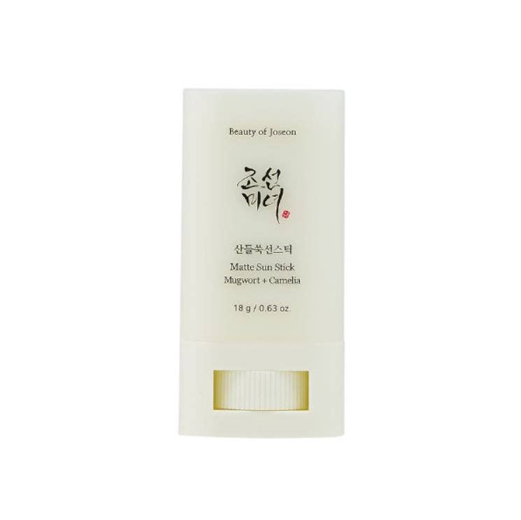 Beauty of Joseon Matt Sun Stick, white matte sunscreen stick with ribbed cap