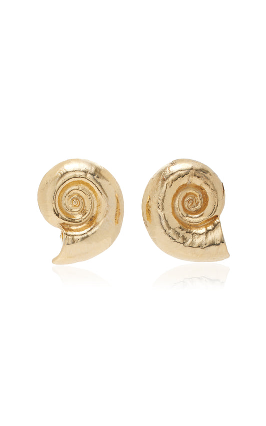 Ben-Amun 24K Gold-Plated Shell Earrings