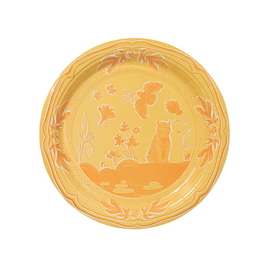 Baton Rouge Sunshine Yellow Tiger Paper Plates - 8 Pack