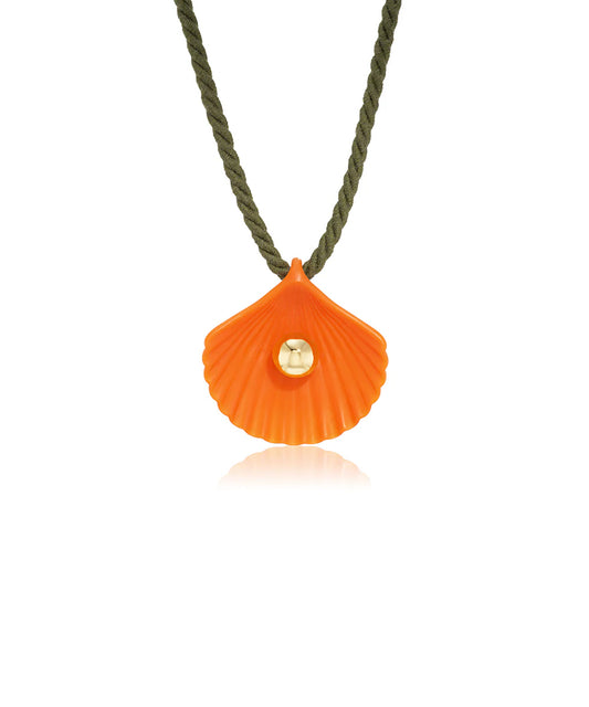 Seashell Necklace, Coral