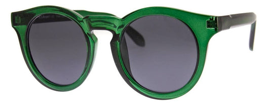 Green Circular Sunglasses