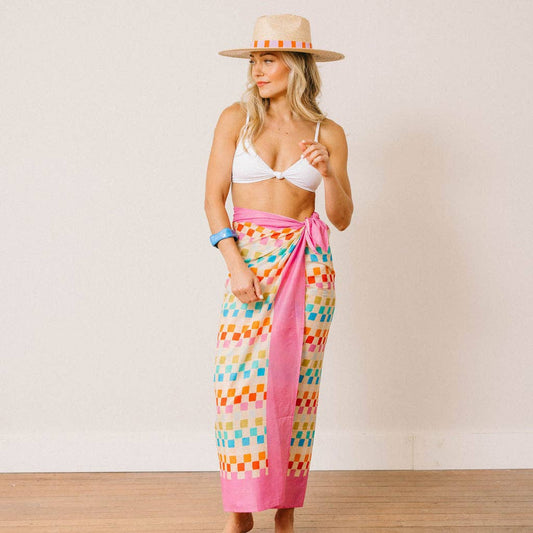 Summer Camp Geo Sarong: One Size