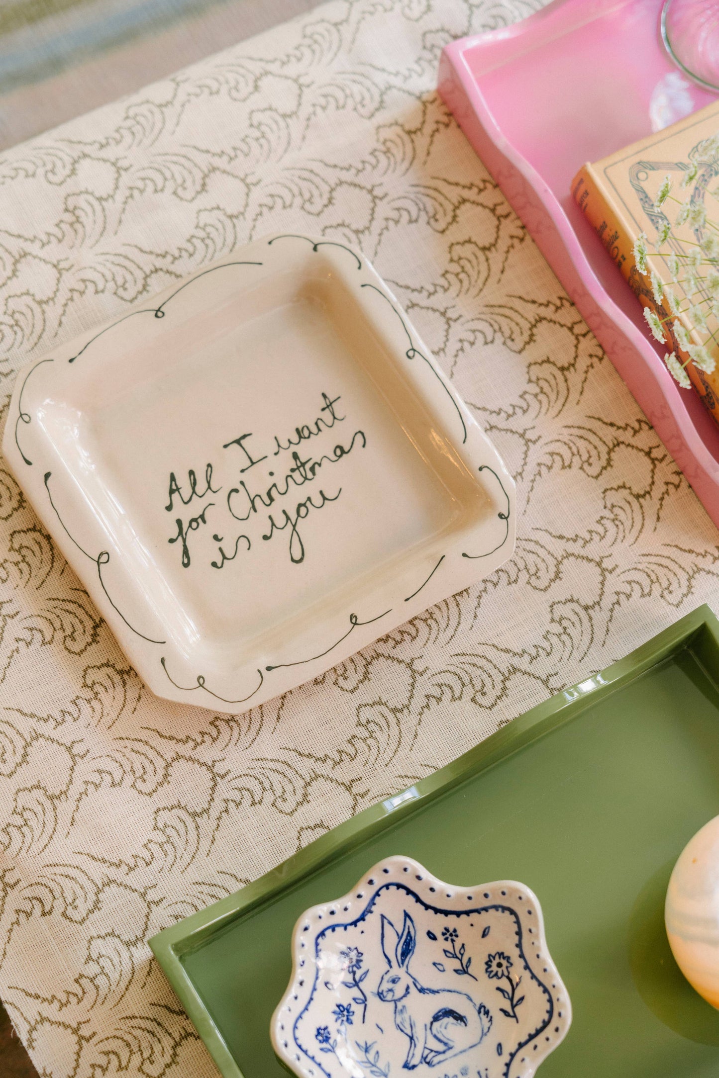 The Mini Allegra Tray Green