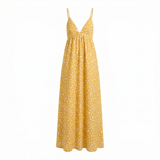 Polka Dot Maxi Dress