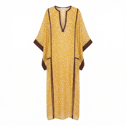Polka Dot Maxi Kaftan