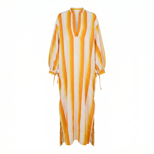 Maxi Caftan Kutnu Dress Yellow