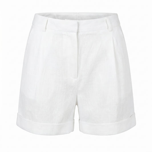 Hardy Cuffed Linen Short