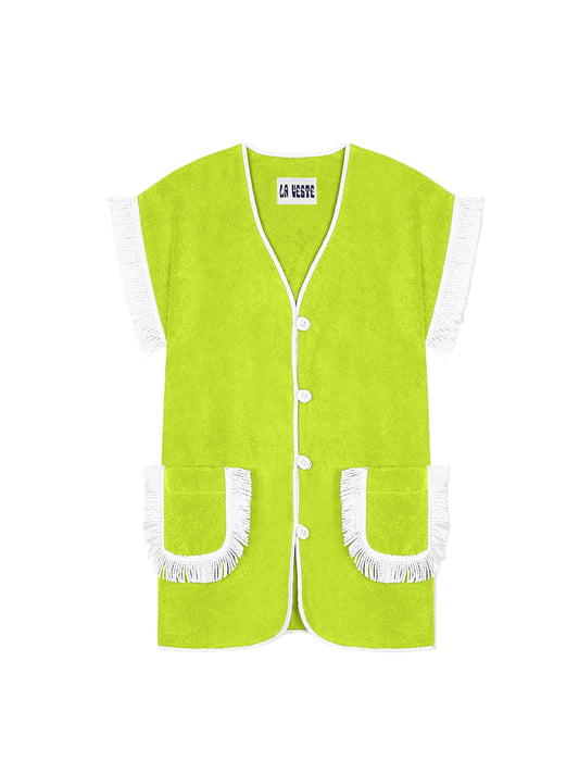 Pitaya Towel Dress Lime