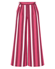 Werit Bayona Striped Trouser in Burgandy Stripe