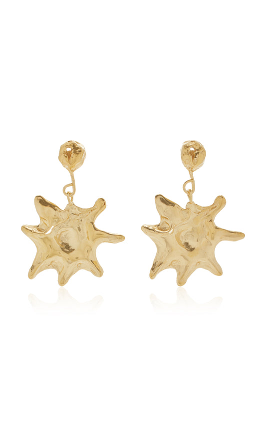 Simuero Astro 18K Gold-Plated Earrings