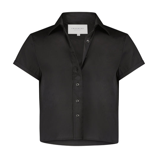 The Boxy Short Sleeve Cropped Shirt