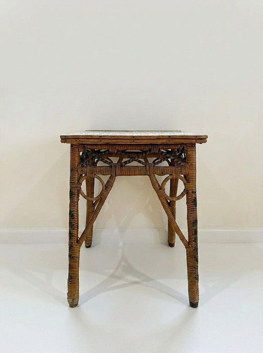 Wicker Side Table