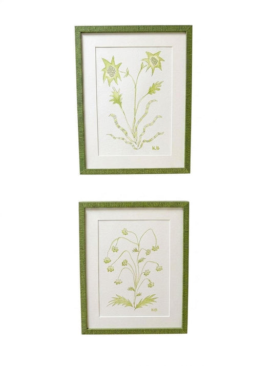 Green Botanical Paintings