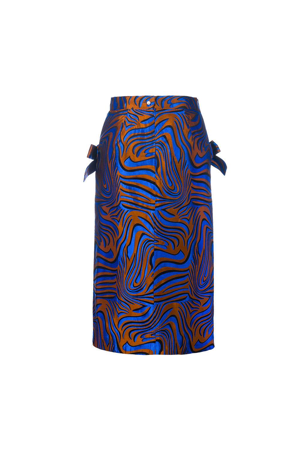 Blue Printed Skirt
