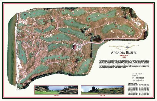 Vintage Golf Course Maps TUKE BAZAAR