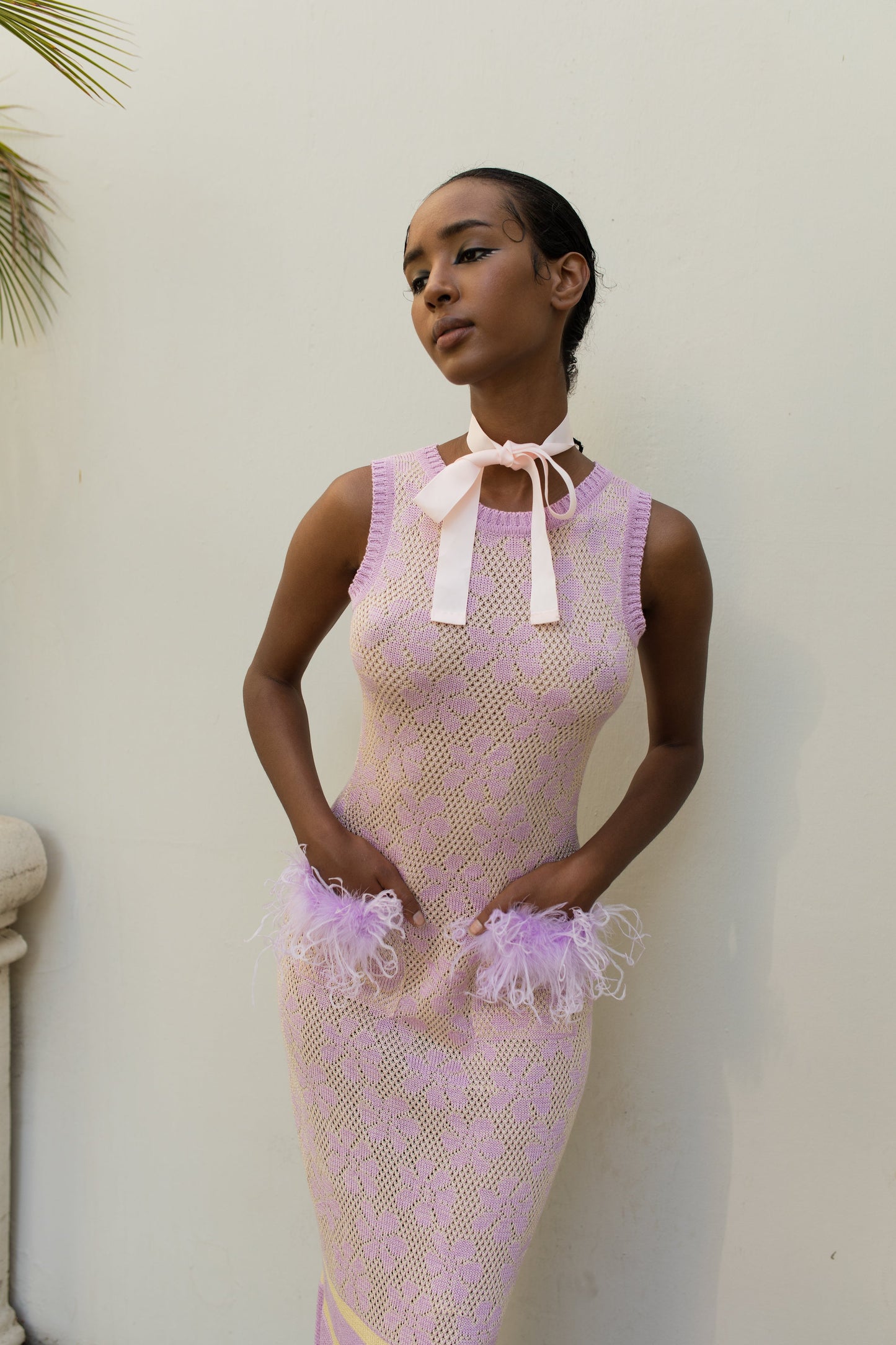 Lavender Knit Dress