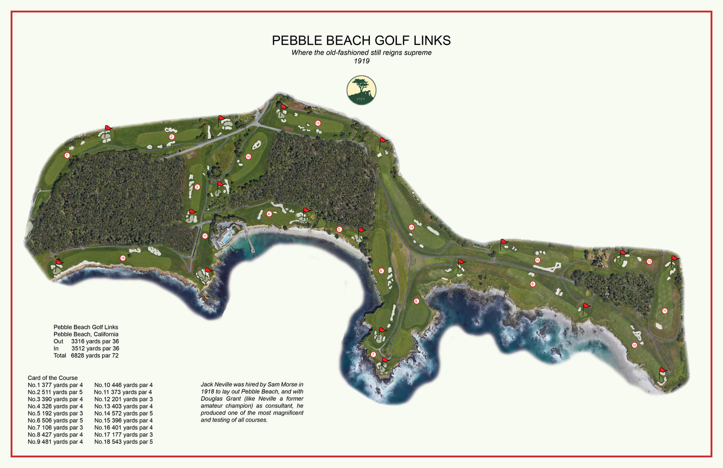 Pebble Beach Map