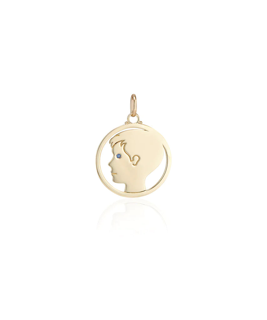 Small Older Boy Pendant
