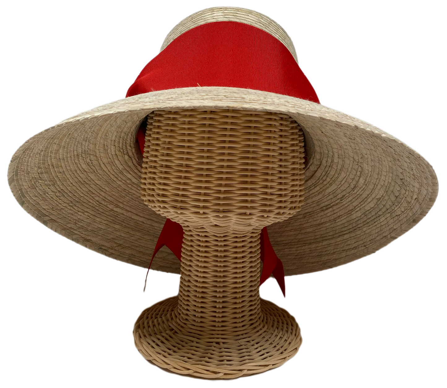 Wildflower Sun Hat - Wide Red Grosgrain Ribbon