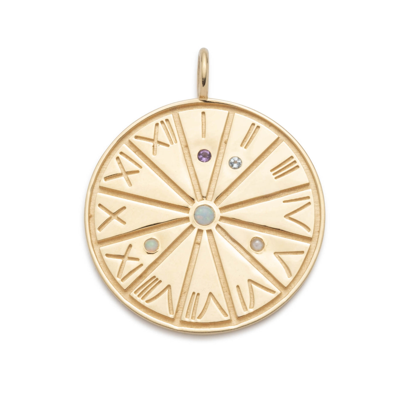 18k Yellow Gold Roman Pendant